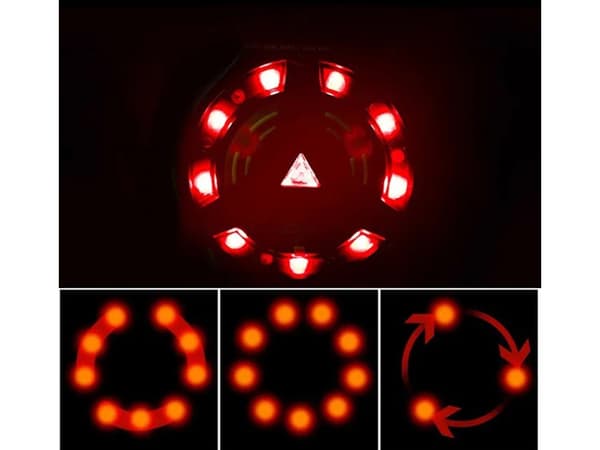 LED-ficklampa med Handtag & Powerbank