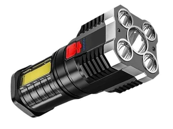 Taskulamppu / Taktinen LED-lamppu – Ladattava microUSB