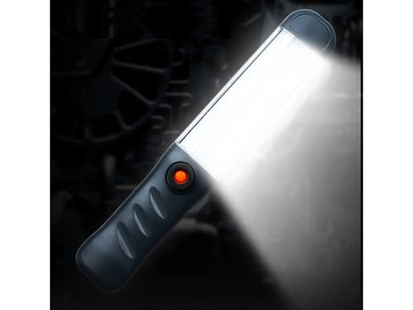 Kraftfull verkstadsfacklalampa 48 led cob usb krokmagnet uppladdningsbar
