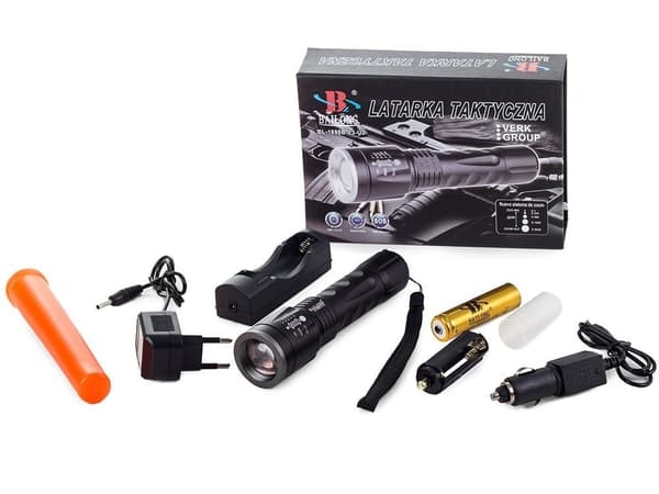 Ficklampa / Taktisk LED-lampa - Zoom funktion