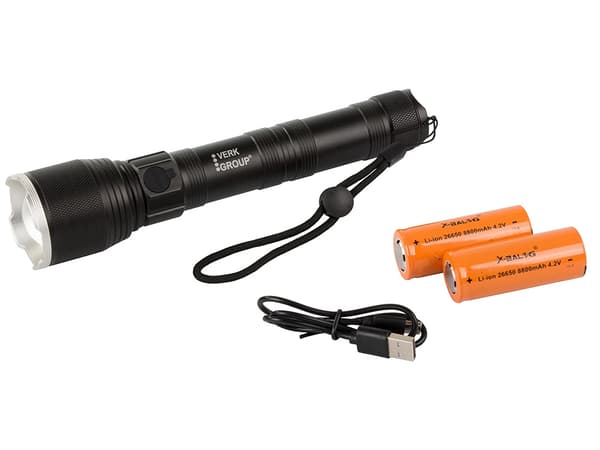 Ficklampa / Taktisk LED-lampa - Zoom funktion