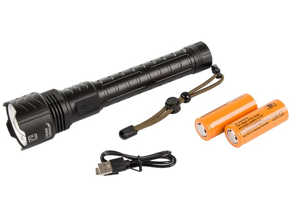 Ficklampa / Taktisk LED-lampa - Zoom funktion