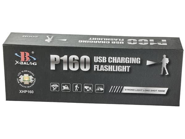 Ficklampa / Taktisk LED-lampa - Zoom funktion