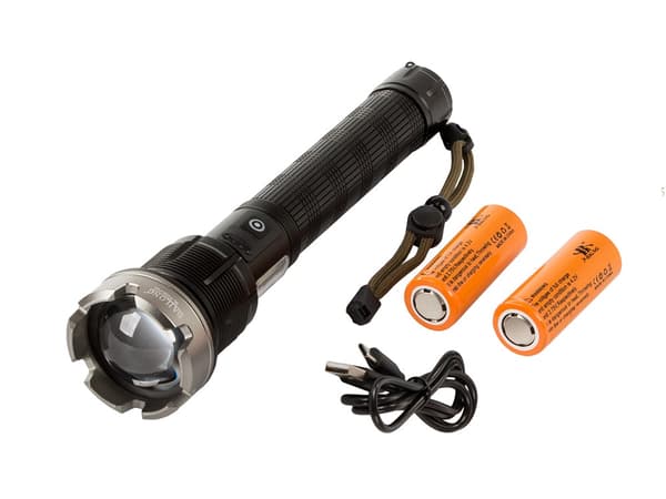 Ficklampa / Taktisk LED-lampa - Zoom funktion