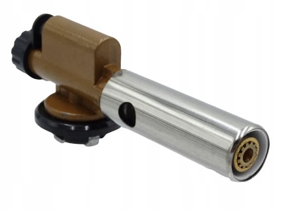 GASBRÆNDER VARMEPISTOL STØBEJERNSLAMPE + 4 PATRONER 1300C 1,5L GAS