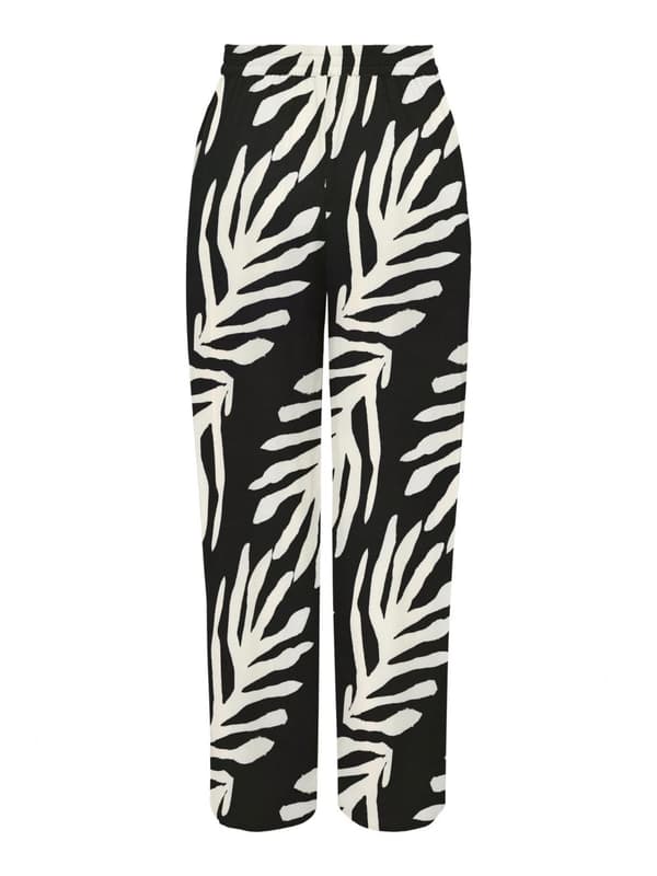 Only - onlNova Lux Palazzo Pant Upscale Palm Print