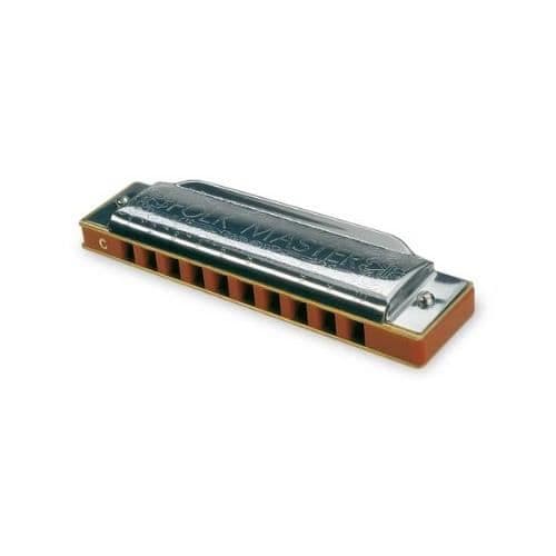 Suzuki Folkmaster Diatonisk munspel i C 10 Hål Silver 1072-C