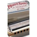 Miniatyrbild 3 av 4: Munspel - HOHNER - Marint band 10 hål - Päronträ och massiv mässing - Resonant ljud - Patenterad design