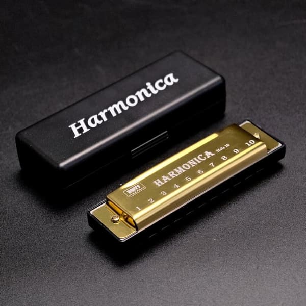 Lollanda 10-håls titanharmonica – munspel i C-dur för barn och nybörjare