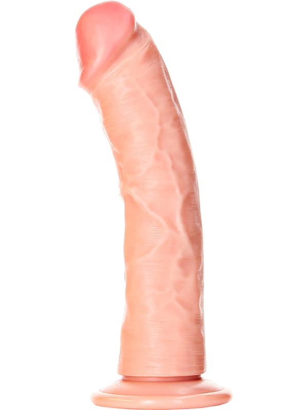 RealRock: Curved Realistic Dildo, 20.5 cm