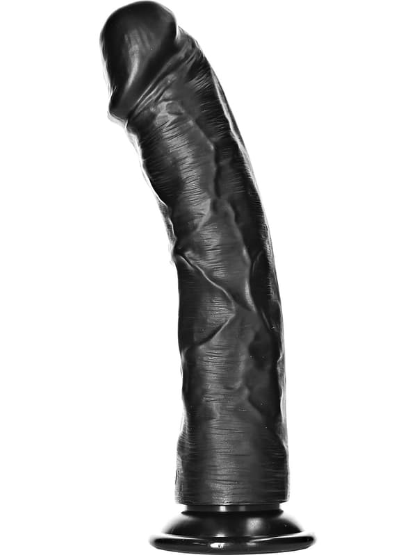 RealRock: Curved Realistic Dildo, 25.5 cm