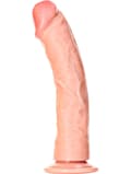 Miniatyrbild 3 av 7: RealRock: Curved Realistic Dildo, 25.5 cm