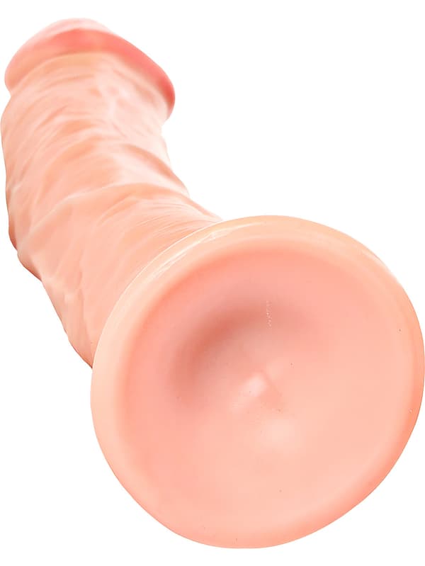 RealRock: Curved Realistic Dildo, 25.5 cm