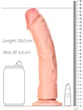 Miniatyrbild 7 av 7: RealRock: Curved Realistic Dildo, 25.5 cm