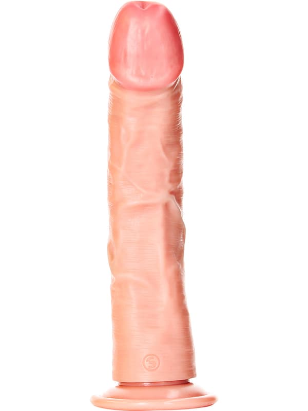 RealRock: Curved Realistic Dildo, 25.5 cm Ljus