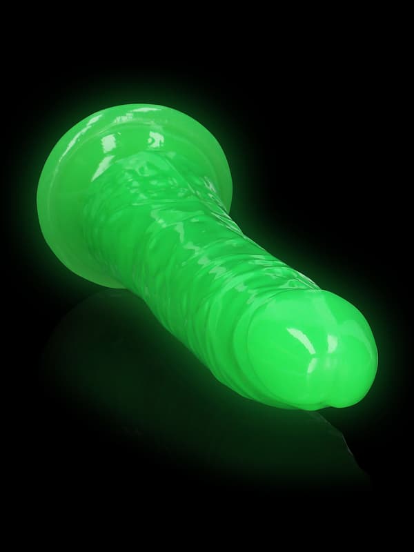 RealRock: Glow in the Dark Realistic Dildo, 22.5 cm