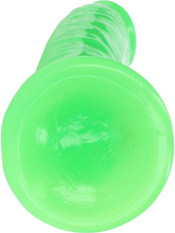 RealRock: Glow in the Dark Realistic Dildo, 22.5 cm