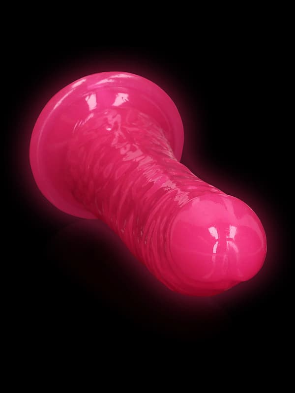 RealRock: Glow in the Dark Realistic Dildo, 18 cm