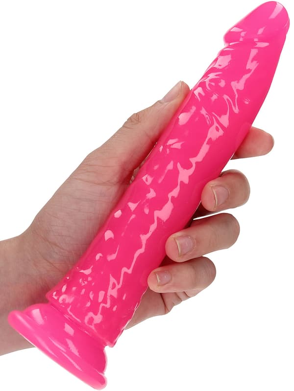RealRock: Glow in the Dark Realistic Dildo, 18 cm