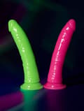 Miniatyrbild 7 av 9: RealRock: Glow in the Dark Realistic Dildo, 18 cm