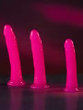 Miniatyrbild 8 av 9: RealRock: Glow in the Dark Realistic Dildo, 18 cm
