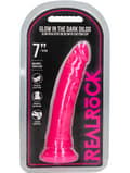 Miniatyrbild 2 av 9: RealRock: Glow in the Dark Realistic Dildo, 18 cm