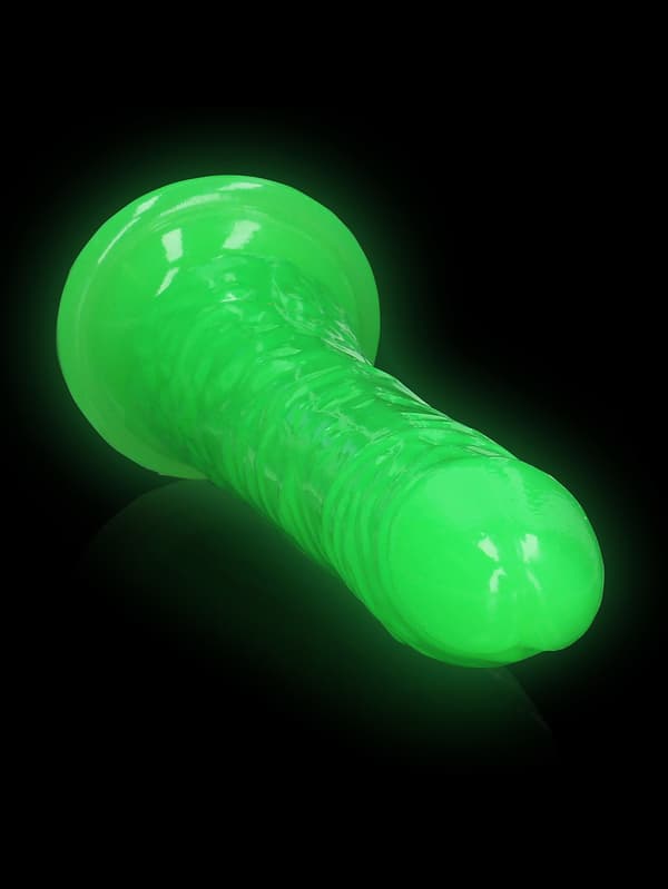 RealRock: Glow in the Dark Realistic Dildo, 20 cm