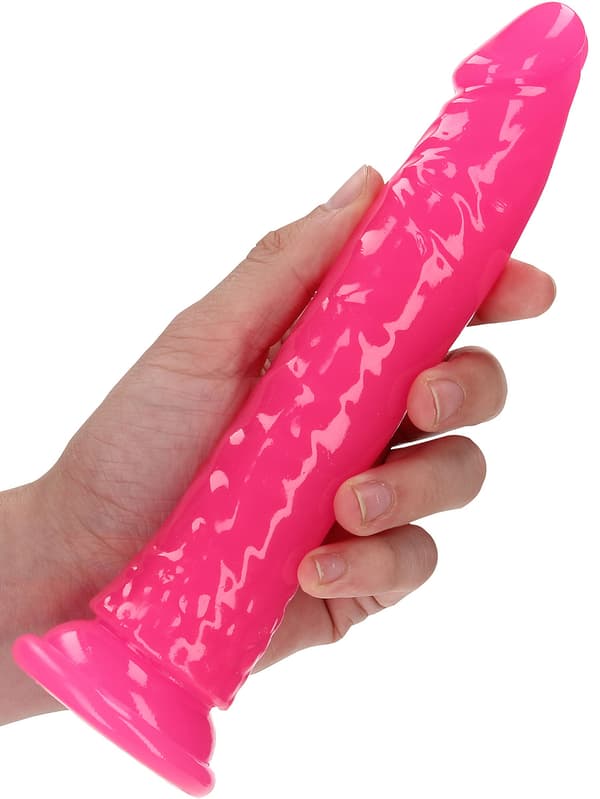 RealRock: Glow in the Dark Realistic Dildo, 20 cm