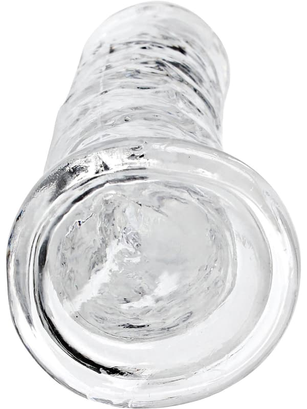 RealRock: Crystal Clear Straight Realistic Dildo, 20 cm