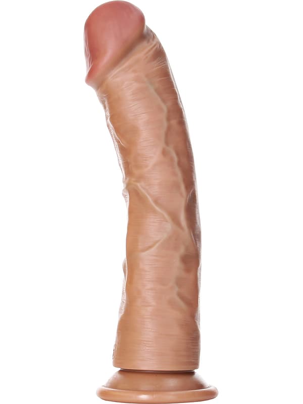 RealRock: Curved Realistic Dildo, 23 cm