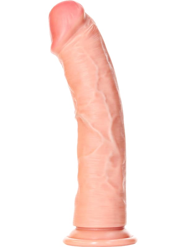RealRock: Curved Realistic Dildo, 23 cm
