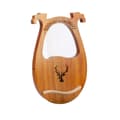 Miniatyrbillede 1 af 2: Lyre Harpe, Solid Mahogni, 16 Stålstrenge,Hjortehoved, S