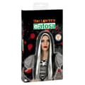 Miniatyrbillede 2 af 4: Paryk til Halloween 118189 (60 cm) Hvid Sort Grøn - Hvid