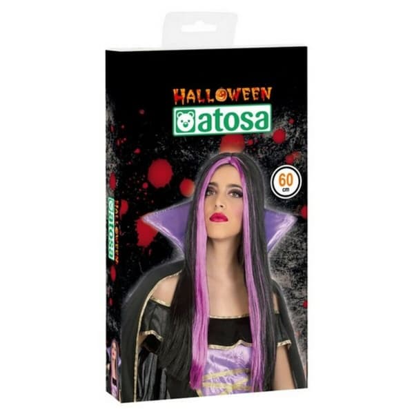 Paryk til Halloween Violet Fuchsia