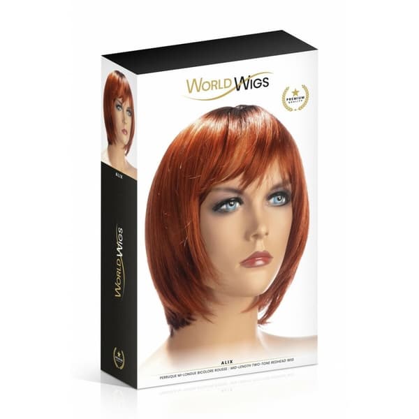 Erotisk Accessoar World Wigs Alix Svart Peruk