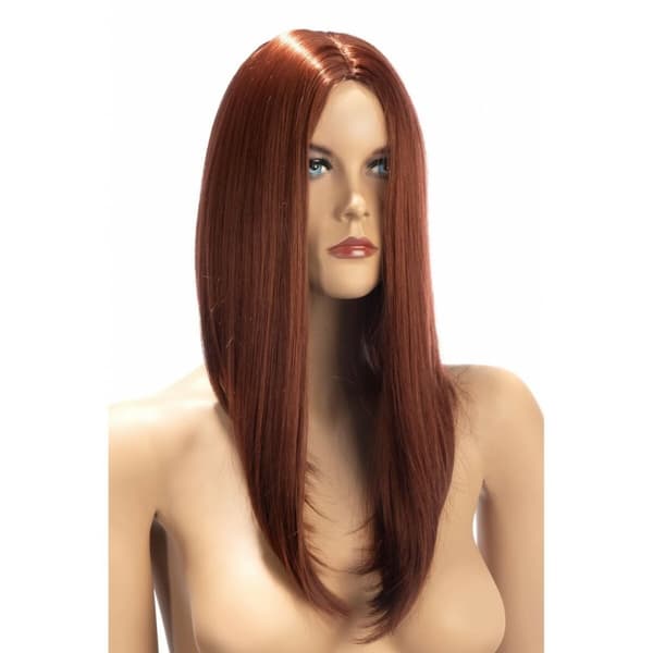 Erotisk Tilbehør World Wigs Nina Brun Parykk