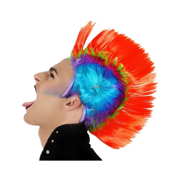 Peruukki Monivärinen Punk