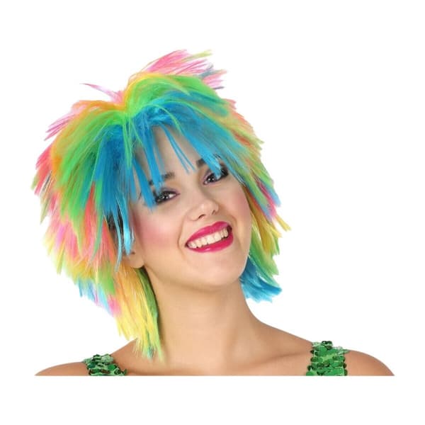 Parykk Flerfarget Punk