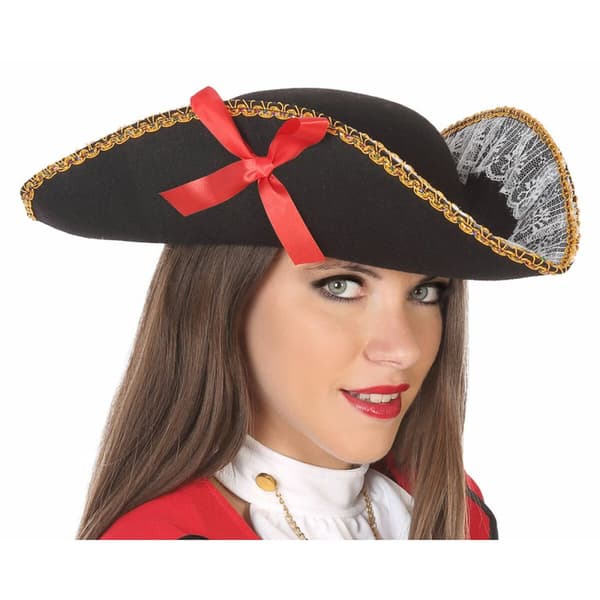 Hatt Svart Vuxna, unisex Pirater