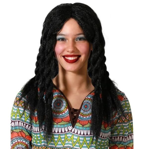 Peruk Svart Dreadlocks
