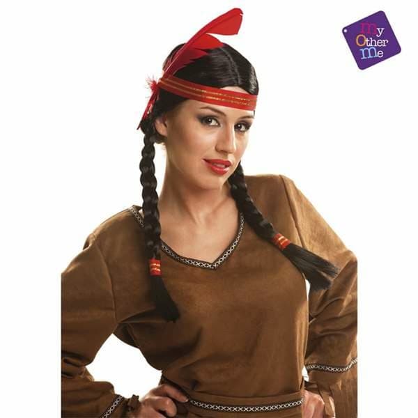 Paryk My Other Me Onesize Indianer kvinde Fletninger