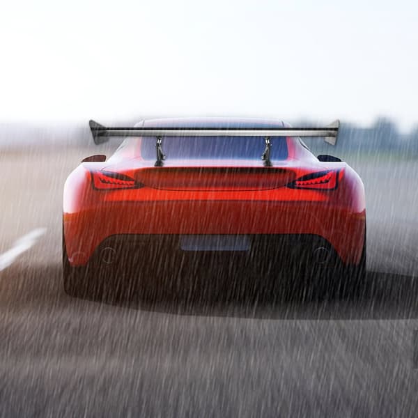 Bagvingespoiler - Letvægts Aluminiumslegering, Aerodynamisk Design, Justerbare Beslag - VEVOR