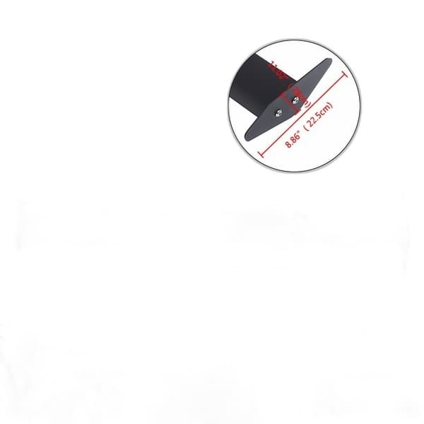 43''/110cm Justerbar Aluminium GT-vingespoiler - Universal Hatchback, Sort Sølv Style-1-BL