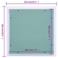 Miniatyrbillede 10 af 10: vidaXL adgangspanel med aluminiumsramme og gipsplade 200x200 mm -  Lemme