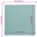 Miniatyrbillede 10 af 10: The Living Store adgangspanel med aluminiumsramme og gipsplade 600x600 mm -  Lemme