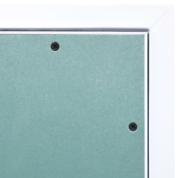 Lemme - Living adgangspanel med aluminiumsramme og gipsplade 400x400 mm