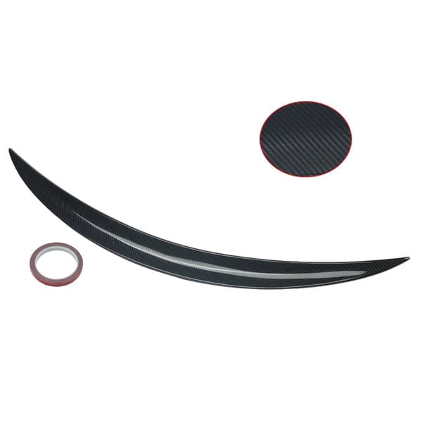 Bagagerumslipspoiler, Carbon Fiber Look, Letvægts ABS-konstruktion,Kulfiberlook