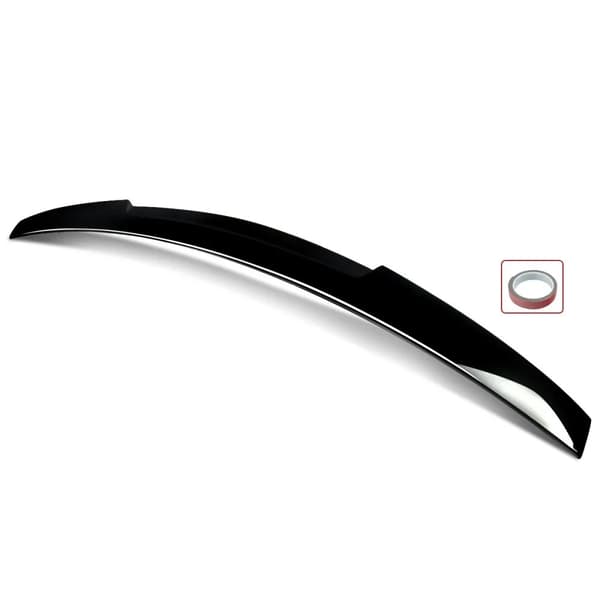 Bagagerumsvinge Spoiler, ABS Materiale, Glansfuld Sort Finish,blank sort