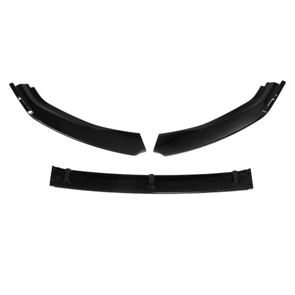 VW Golf MK7 Front Bumper Lip Spoiler, Høj Kvalitet PP, Nem Installation,Glossy Sort