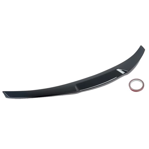 Bagspoiler, M4 stil, ABS plast,glans sort